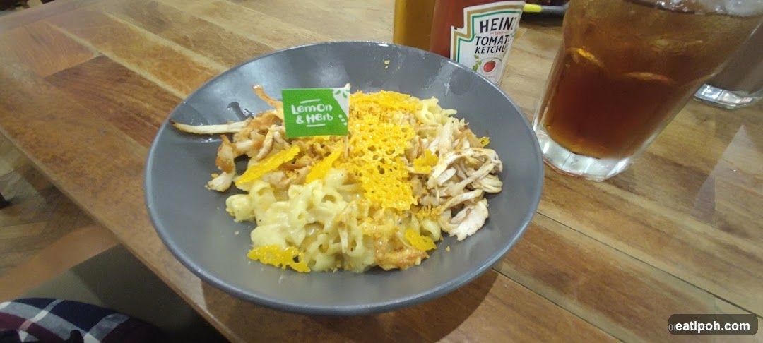 Food and Beverage on Wooden Table