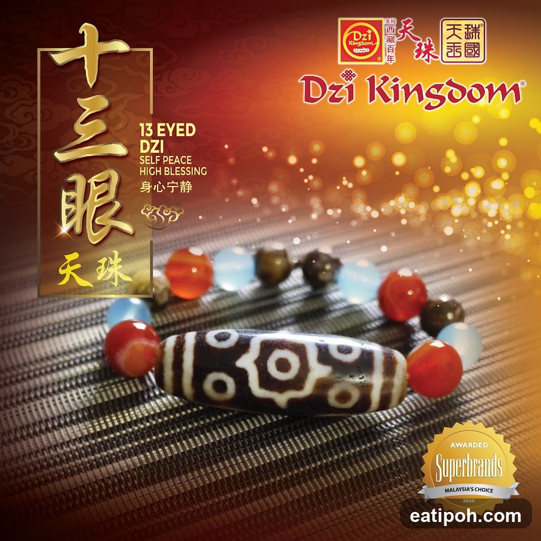 Dzi Kingdom 13 Eyed Dzi Bracelet Advertisement