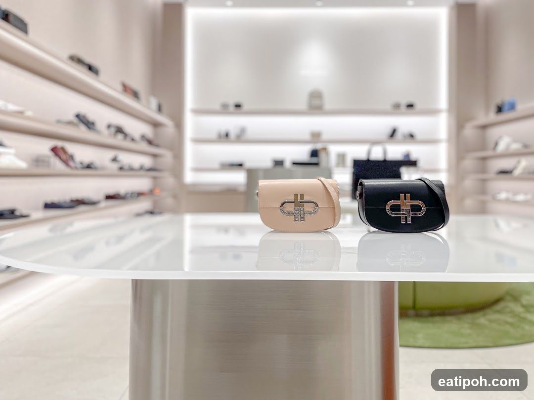 Interior Display of Luxury Handbags