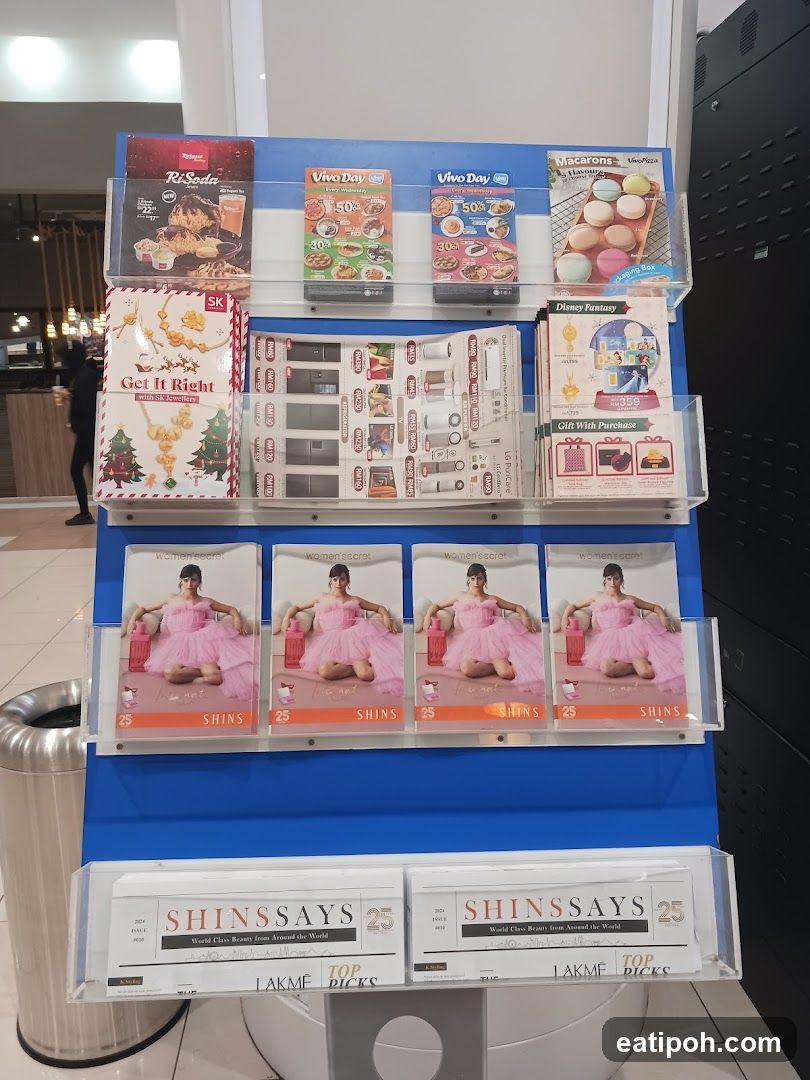 Promotional Display Stand in Retail Space