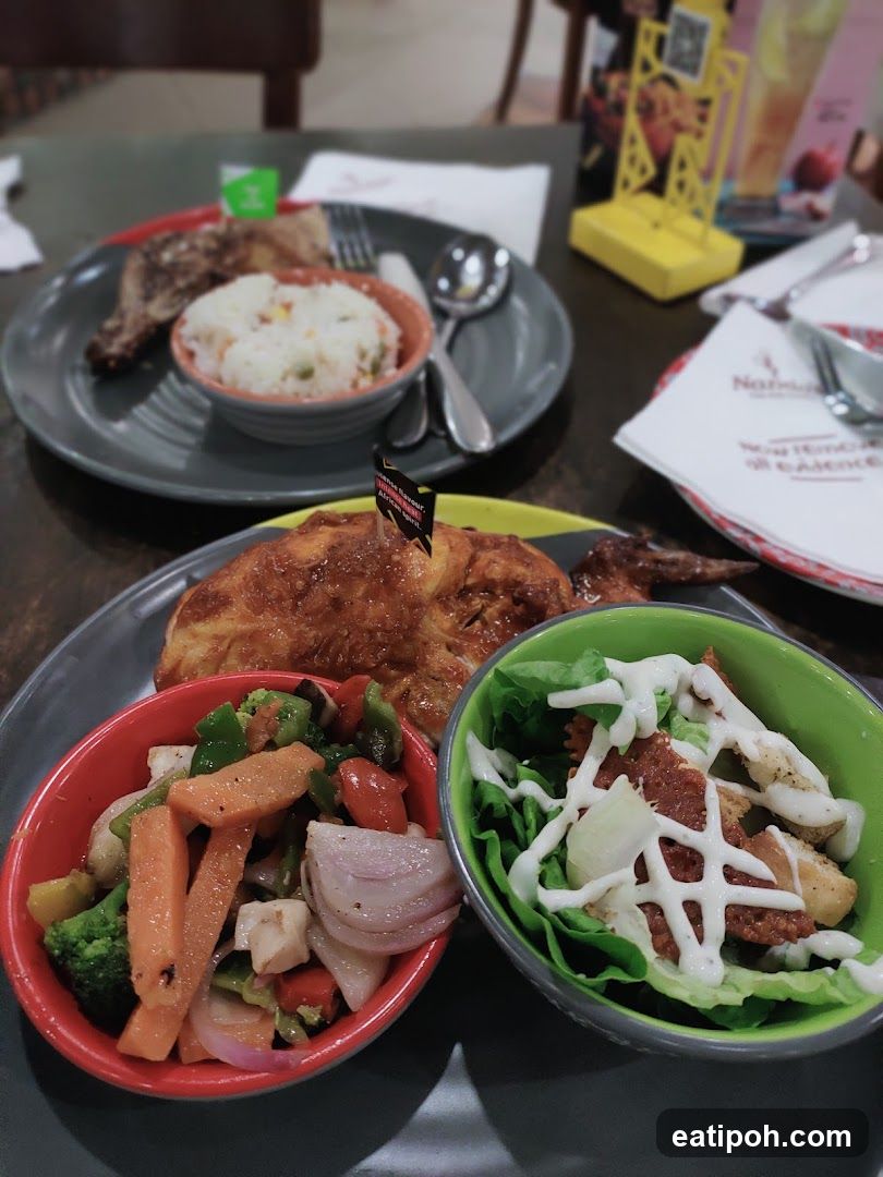 Restaurant Interior Meal Setup