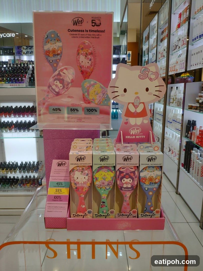 Hello Kitty Wet Brush Display