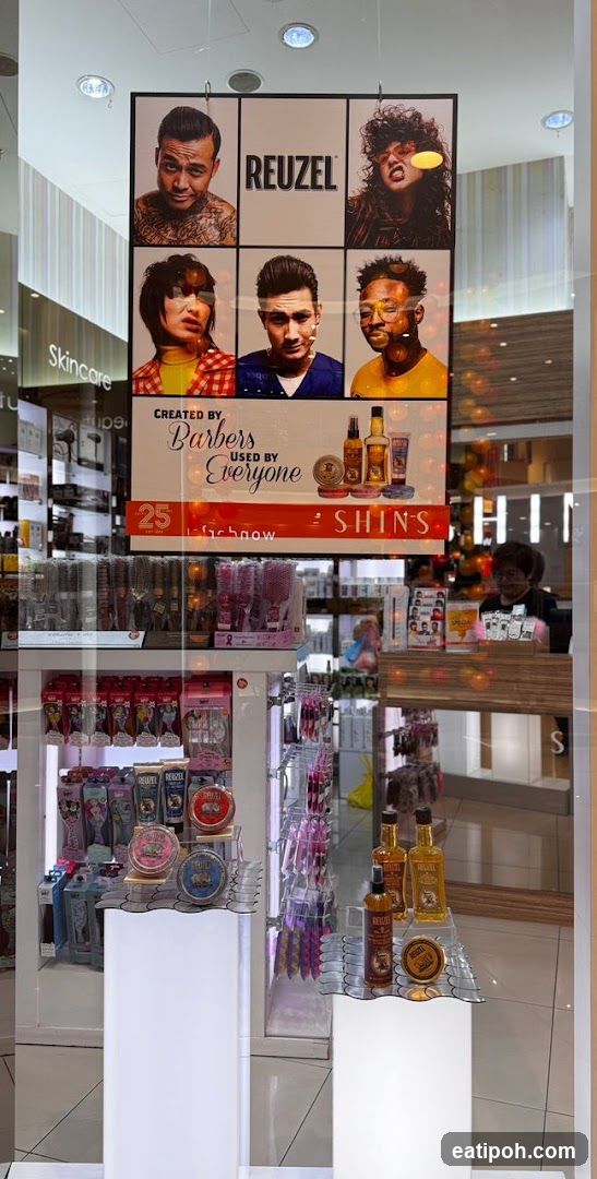 Storefront Display of Reuzel Products