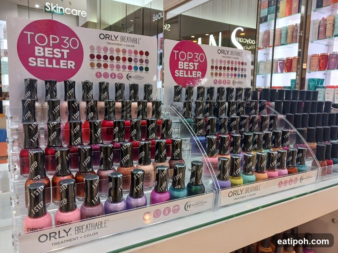 Orly Nail Polish Display