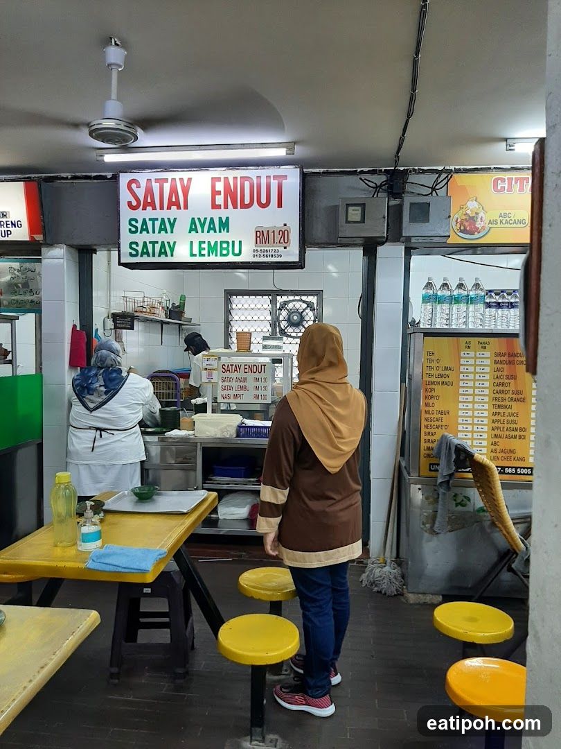 Satay Endut Food Stall Interior