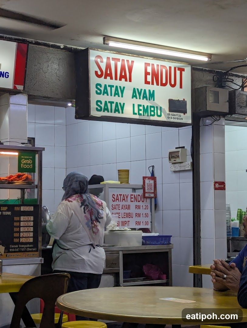 Satay Endut Food Stall Interior