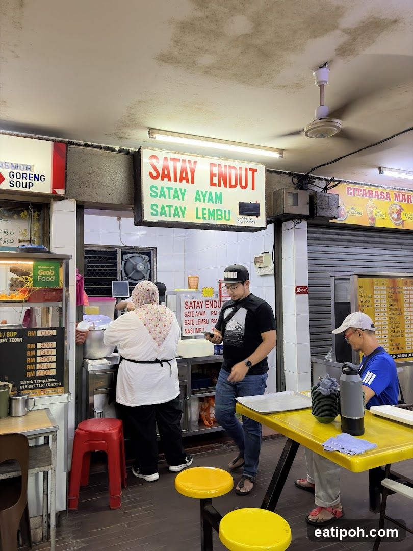Satay Endut Food Stall Interior