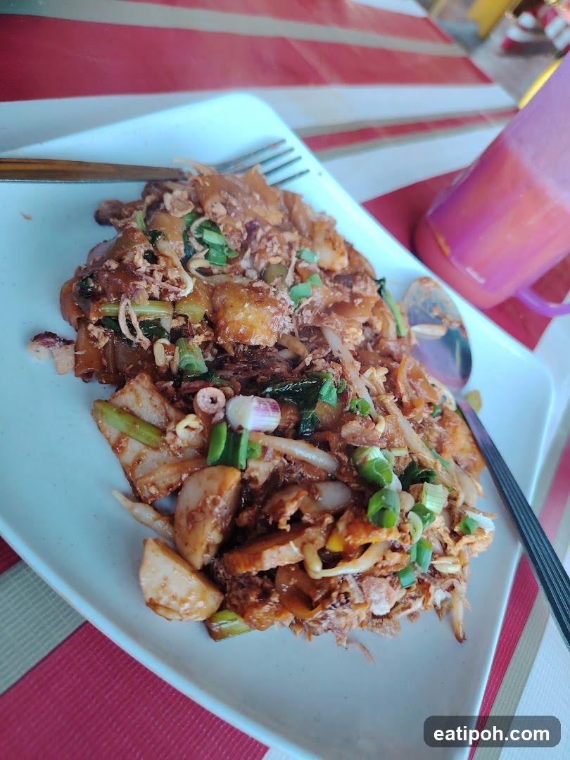 Food served on plate
