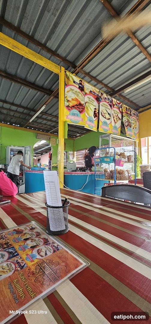 Interior of a food stall