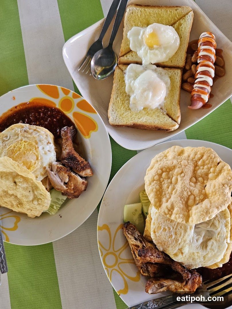 Breakfast Plates on Table