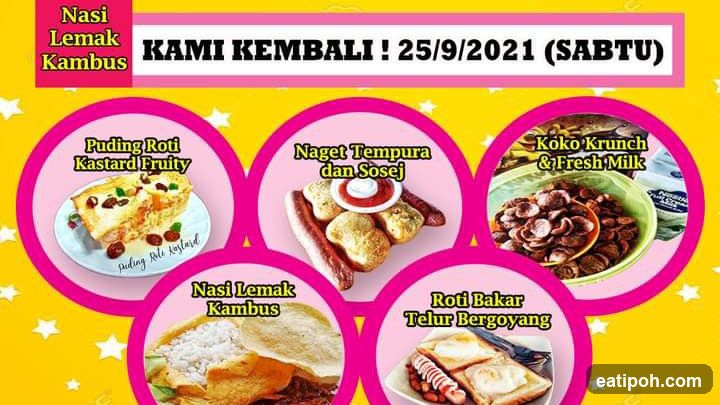 Nasi Lemak Kambus Menu Promotion