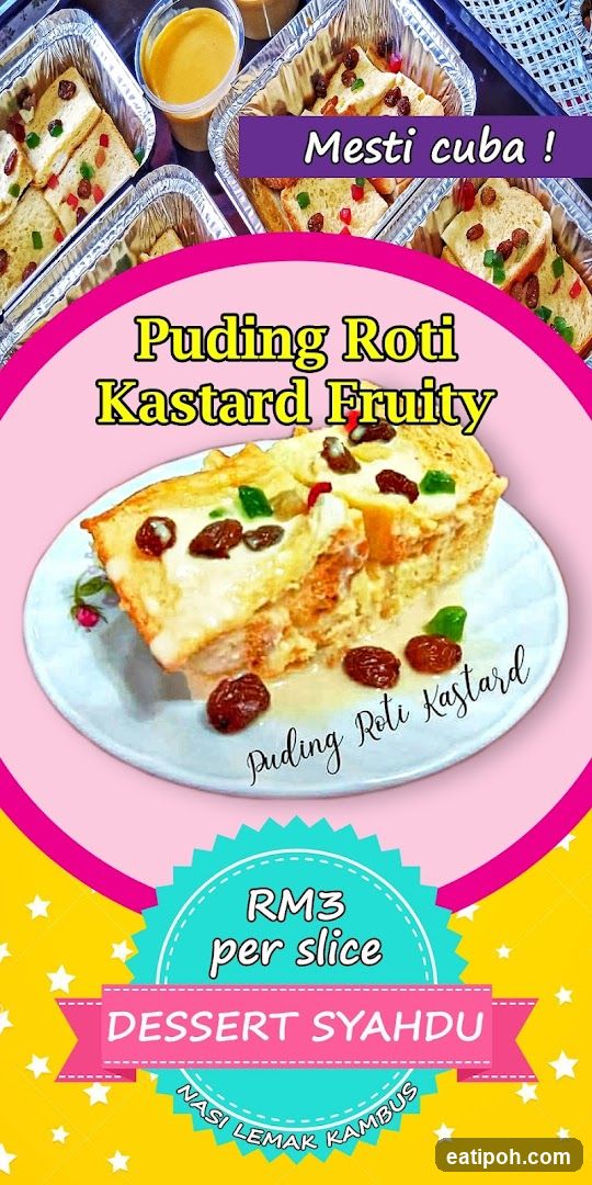 Puding Roti Kastard Fruity Advertisement