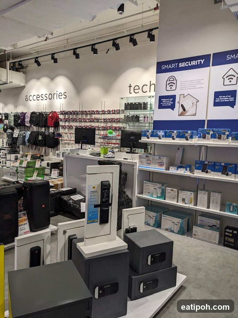 Store Interior - Tech & Security Section