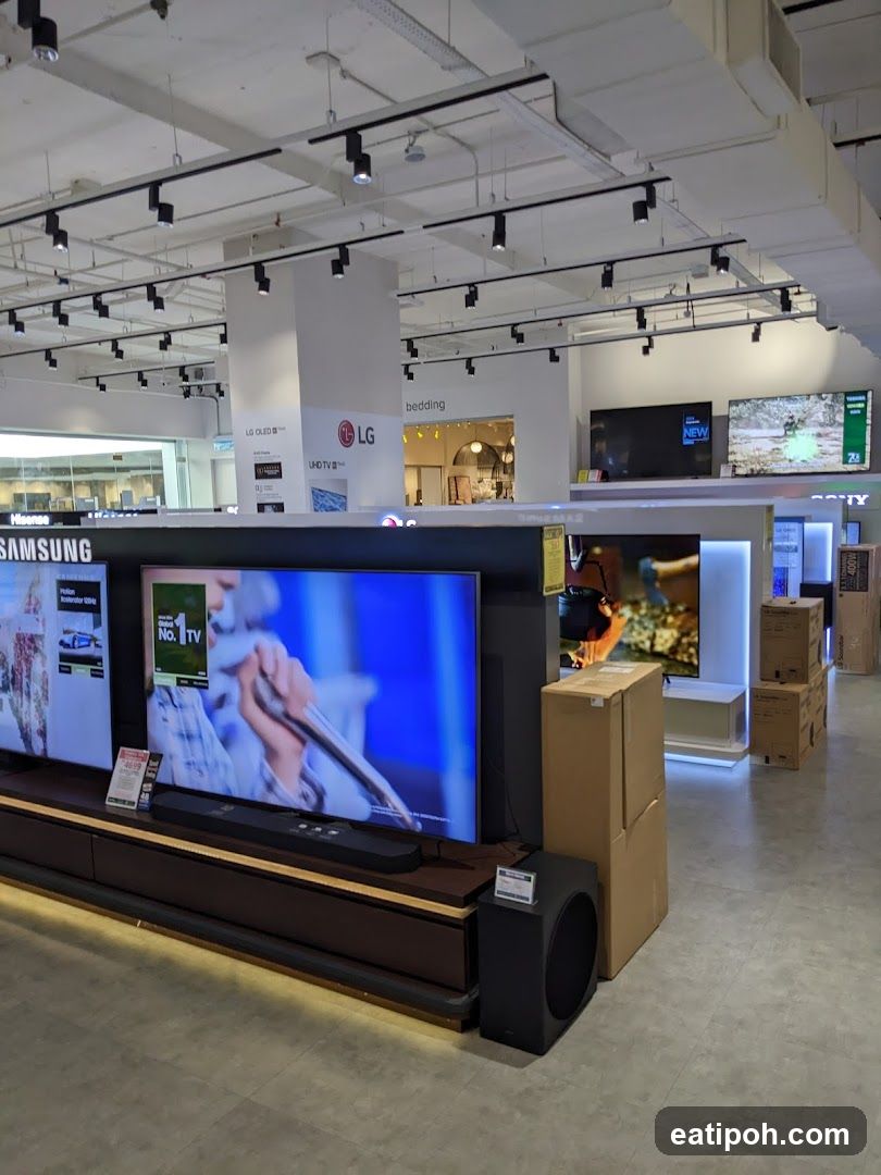 Electronics Store Interior