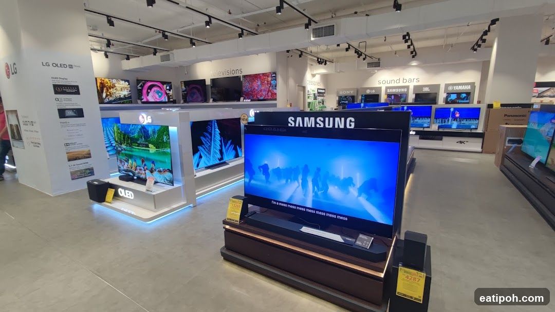 Electronics Store Interior