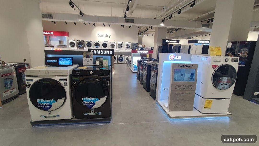 Laundry Appliance Store Interior