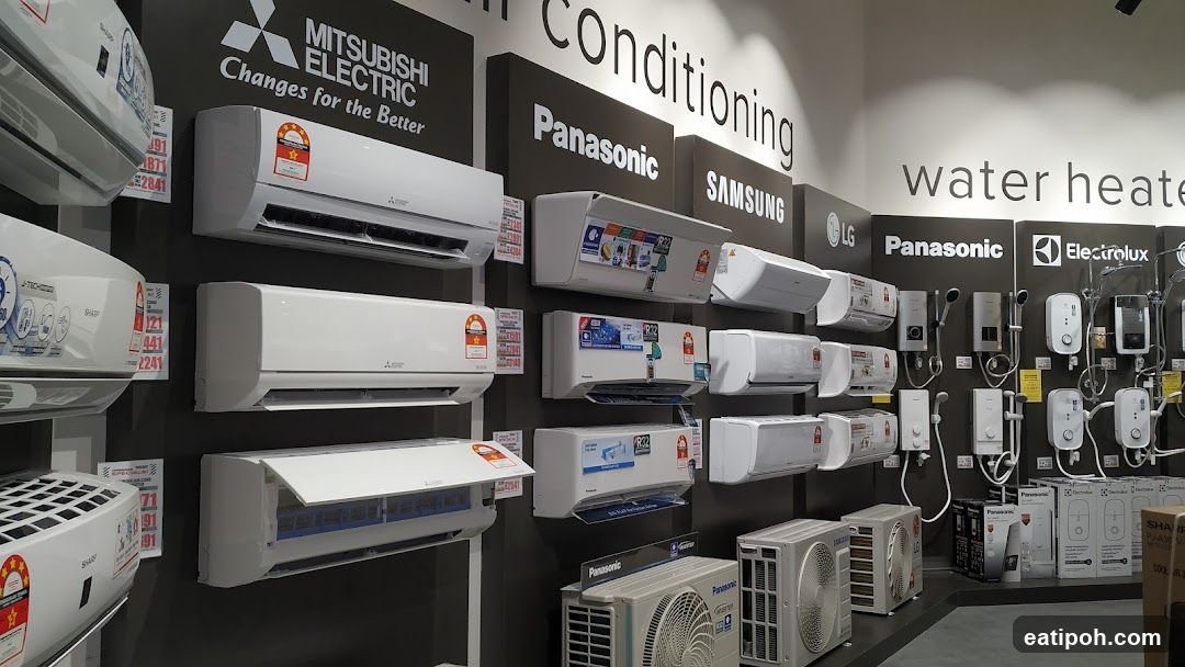 Air conditioning and water heater display