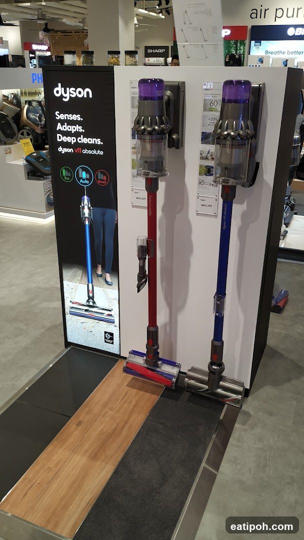 Dyson Vacuum Display in Store