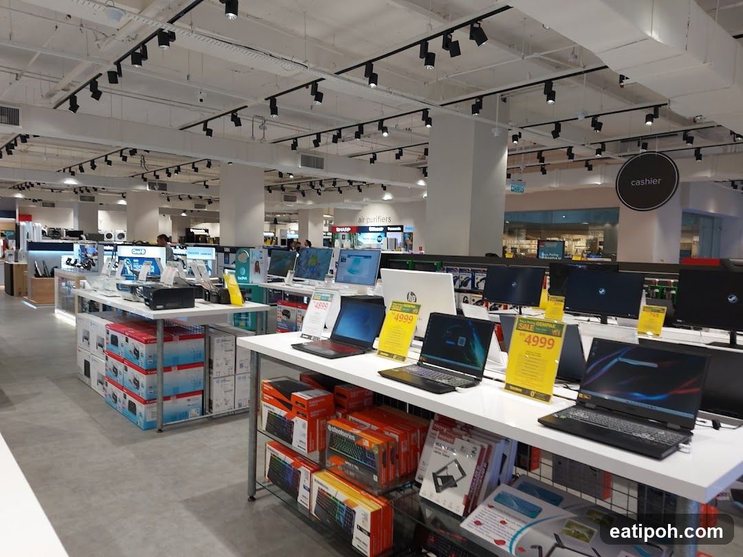 Electronics Store Interior