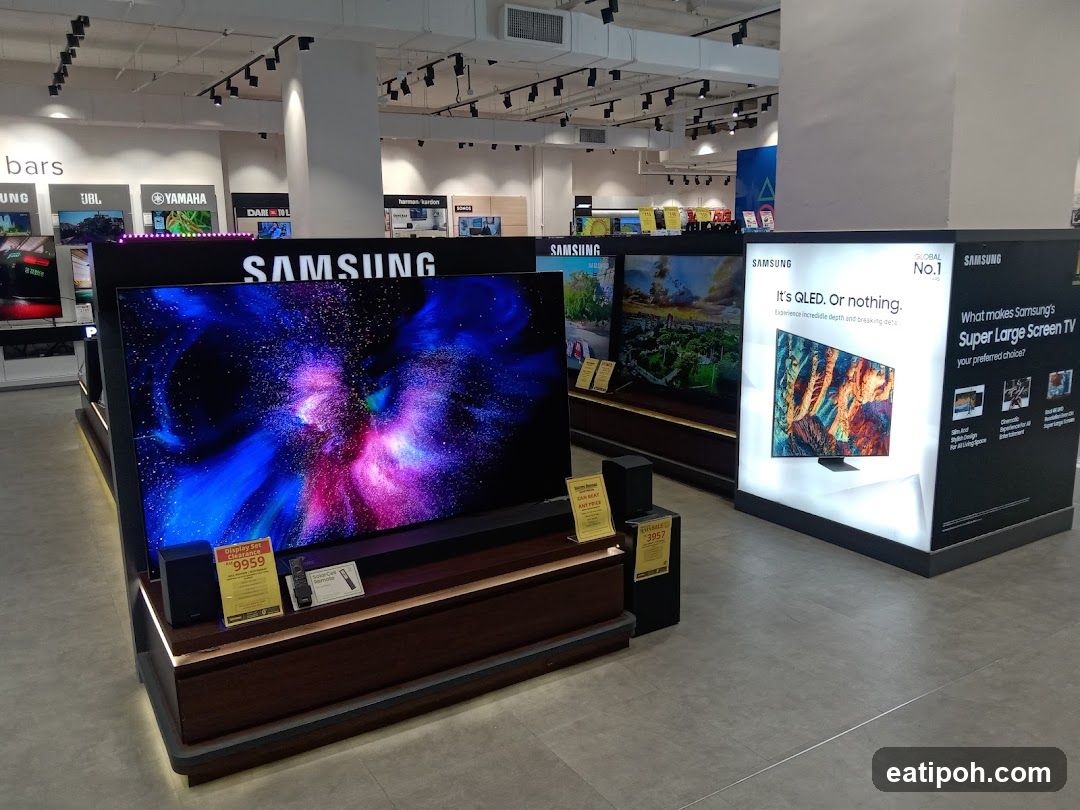 Samsung TV Display Area