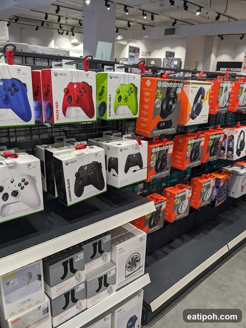 Store Interior Gaming Section