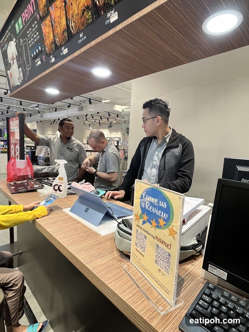Store Counter Interaction