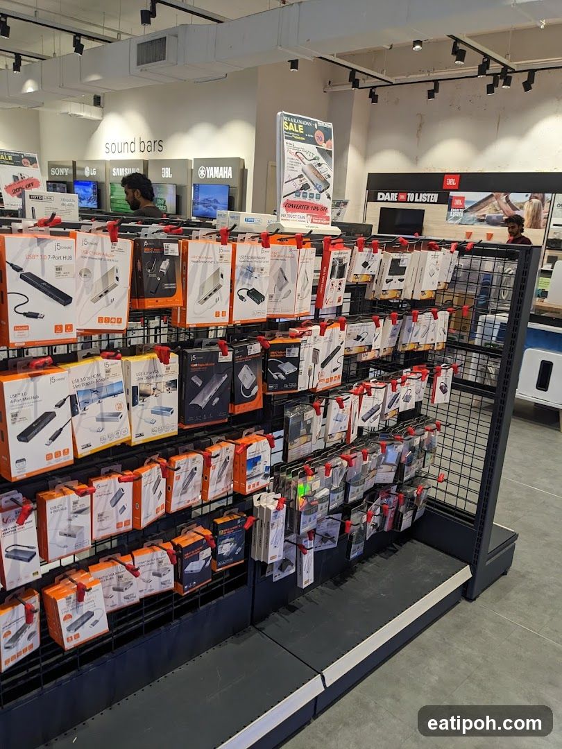 Electronics Store Interior