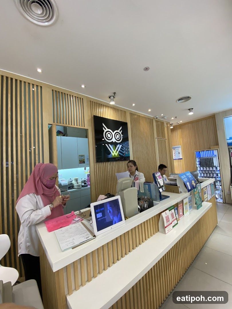 Interior reception area