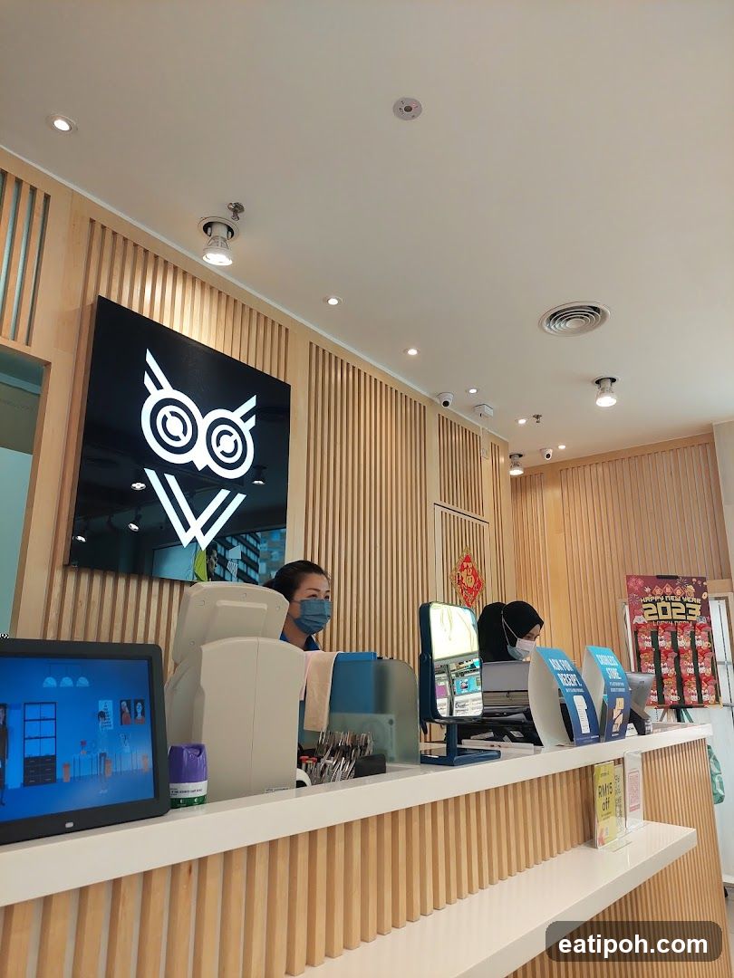 Interior reception area