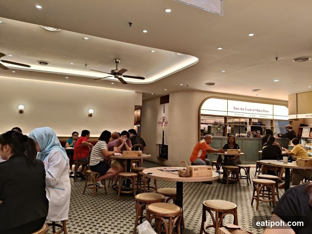 Interior of a dining establishment