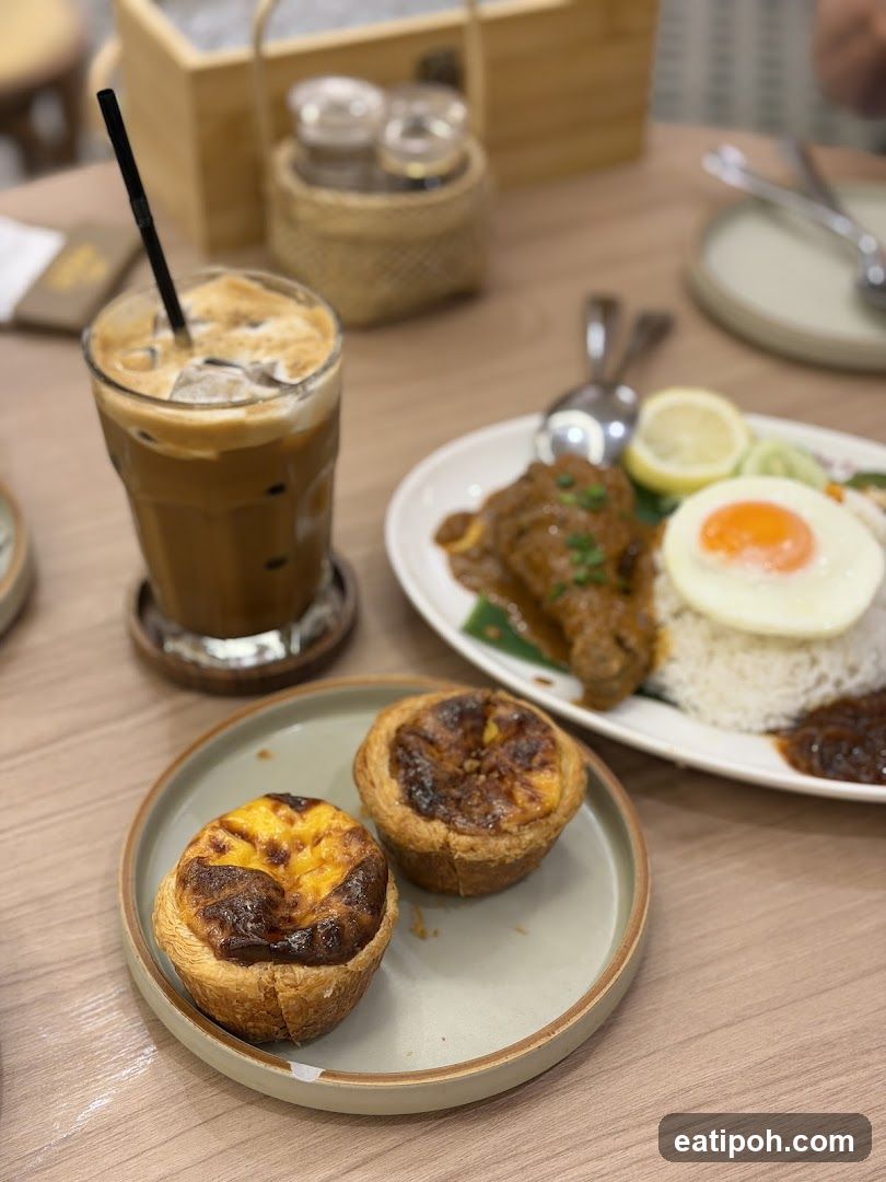 Table Setting with Food and Drink