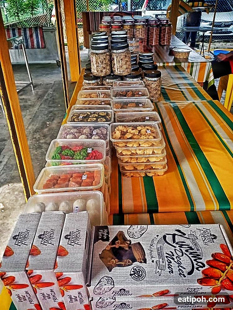 Market stall display