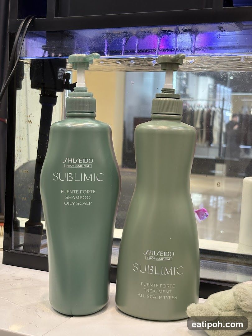Shiseido Sublimic Products Display