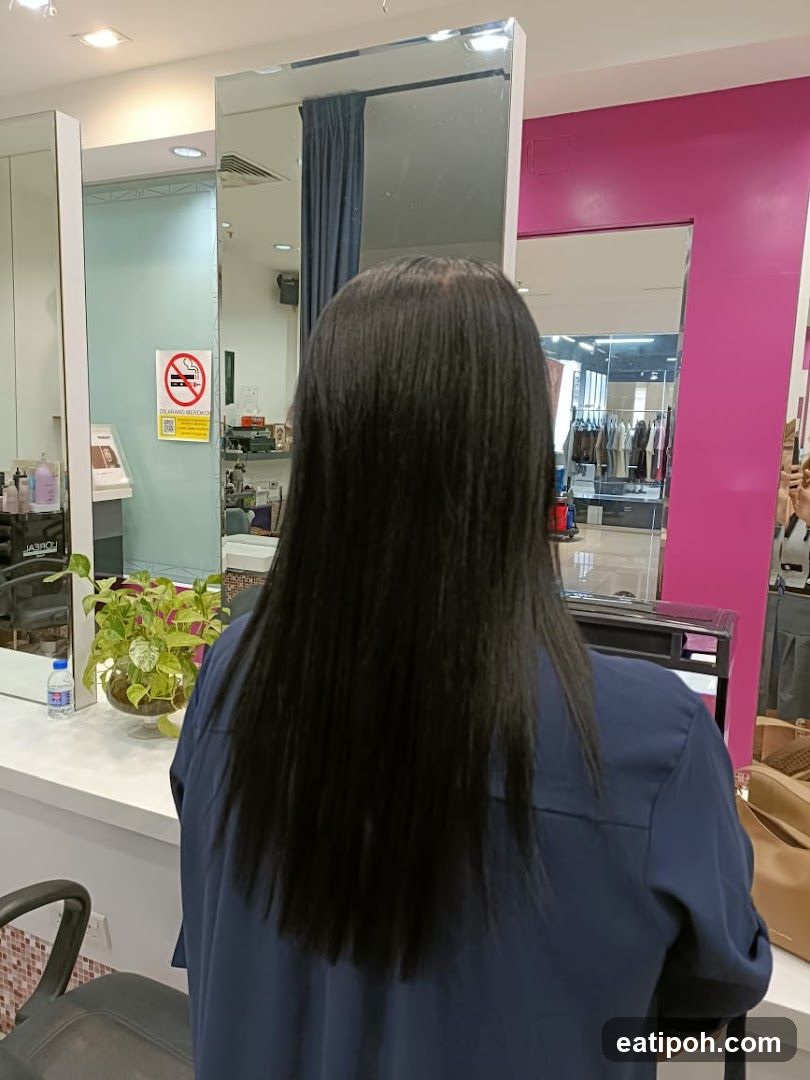 Interior of hair salon