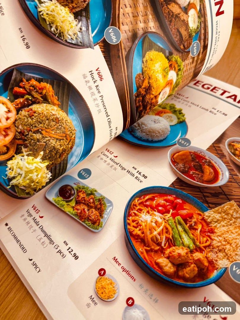 Restaurant Menu Spread