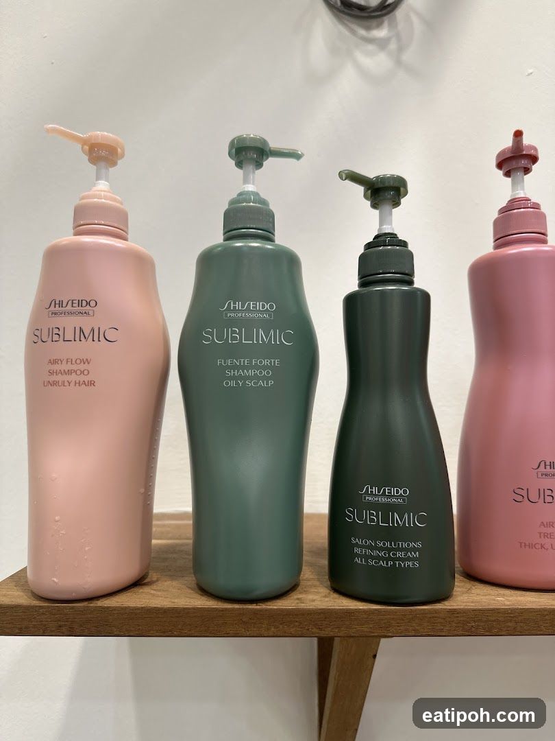 Shiseido Sublimic Products Display