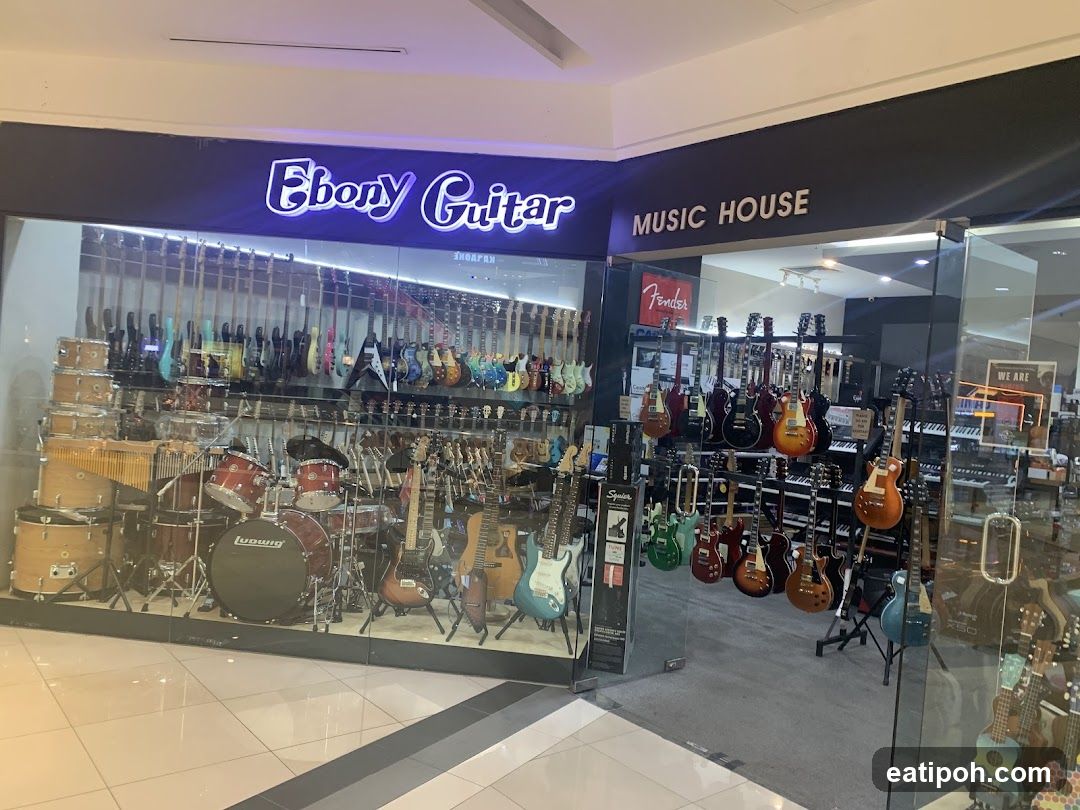 Ebony Guitar Music House