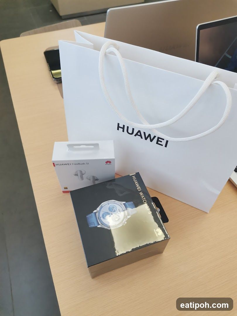 Huawei Products on Display