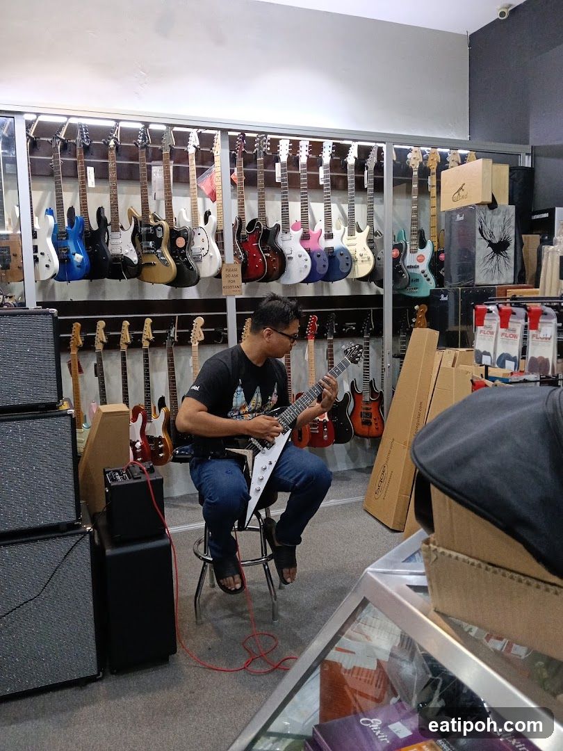 Guitar Shop Interior