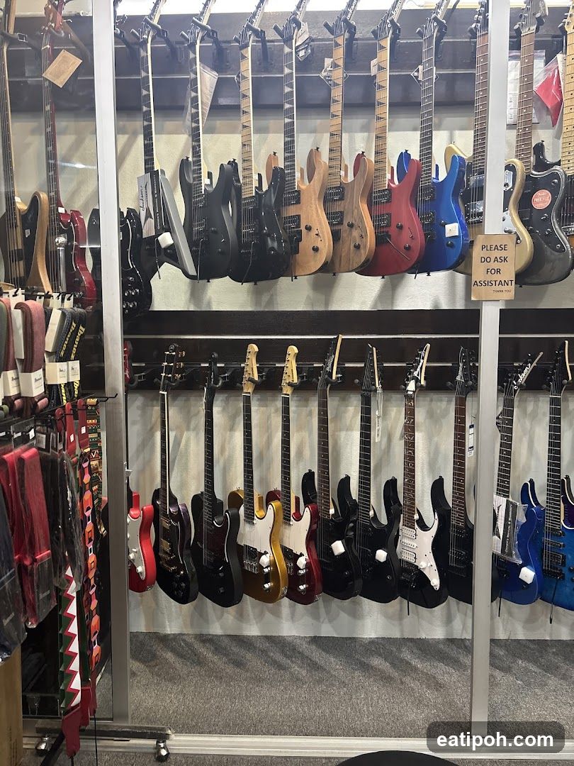 Guitar Store Interior