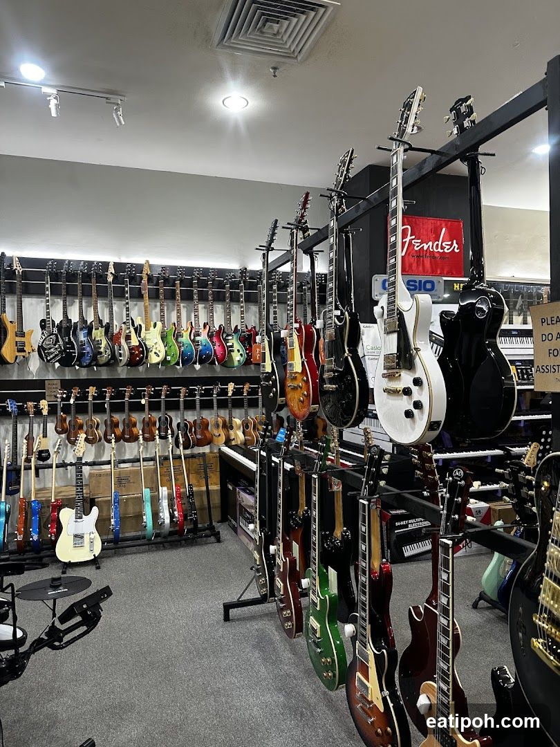 Guitar Store Interior