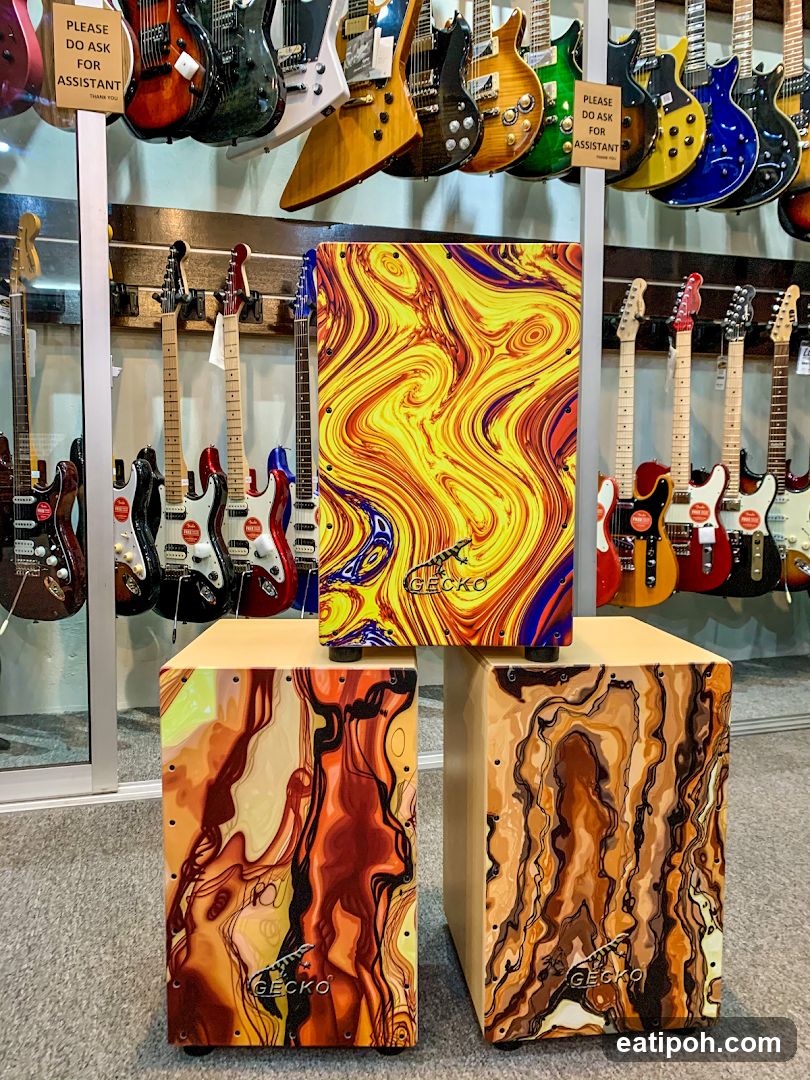 Guitar Shop Interior Display