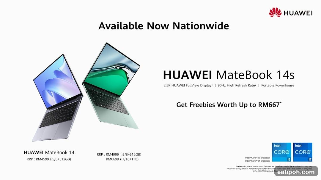 Huawei MateBook 14s Advertisement
