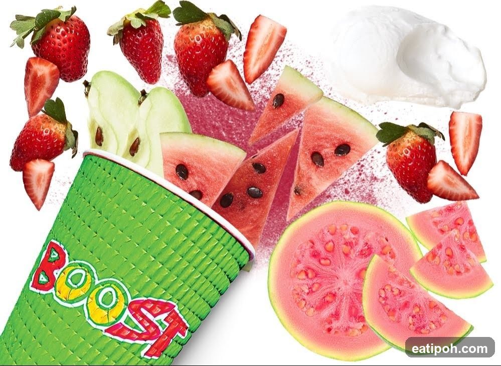 Boost Fruit Collage