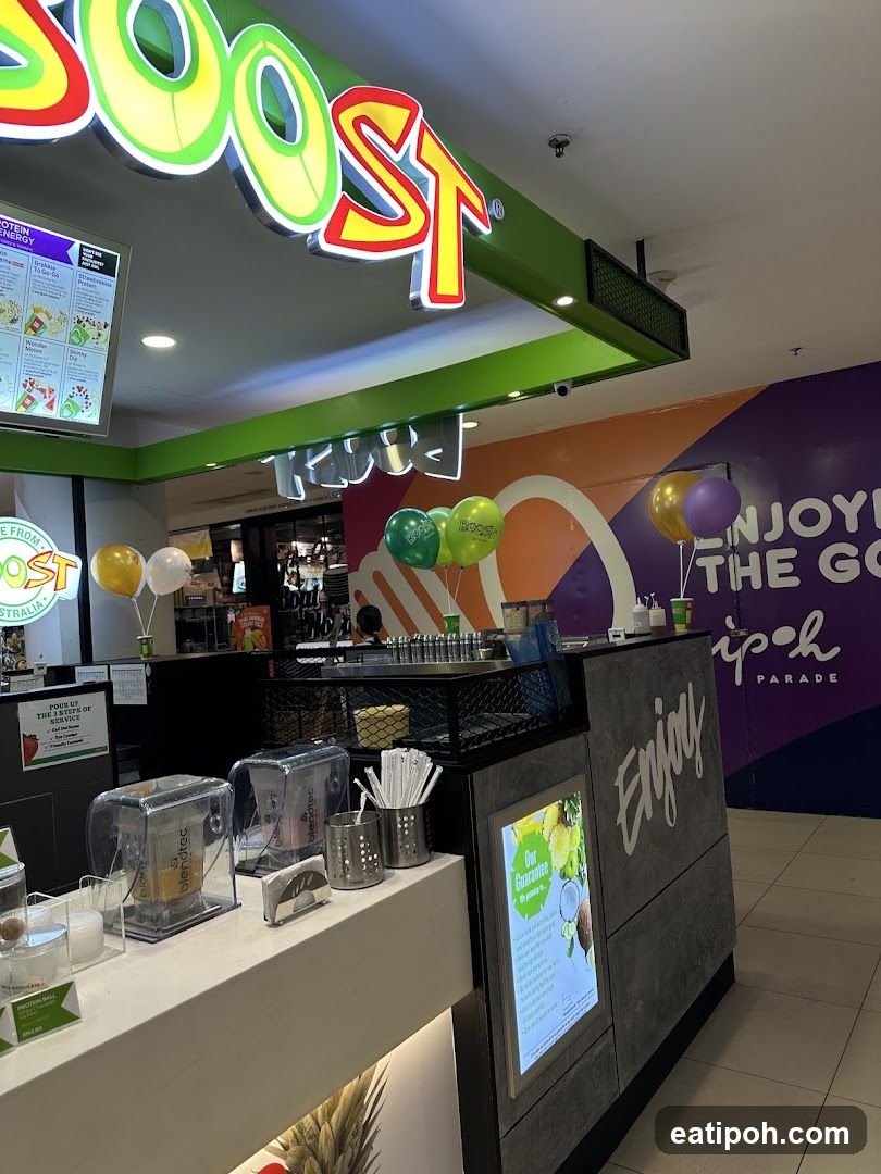 Boost Juice Shop Interior