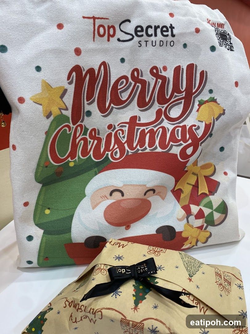 Top Secret Studio Christmas-themed merchandise