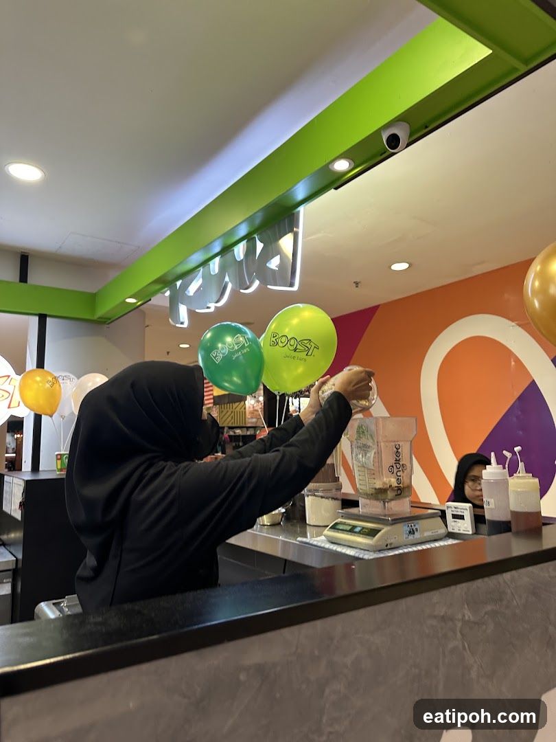 Blendtec Juice Bar Interior