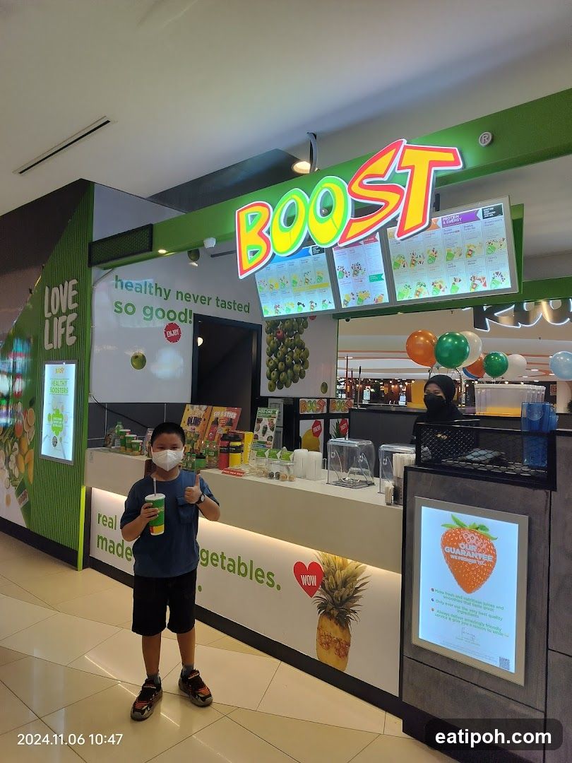 BOOST Juice Shop Interior