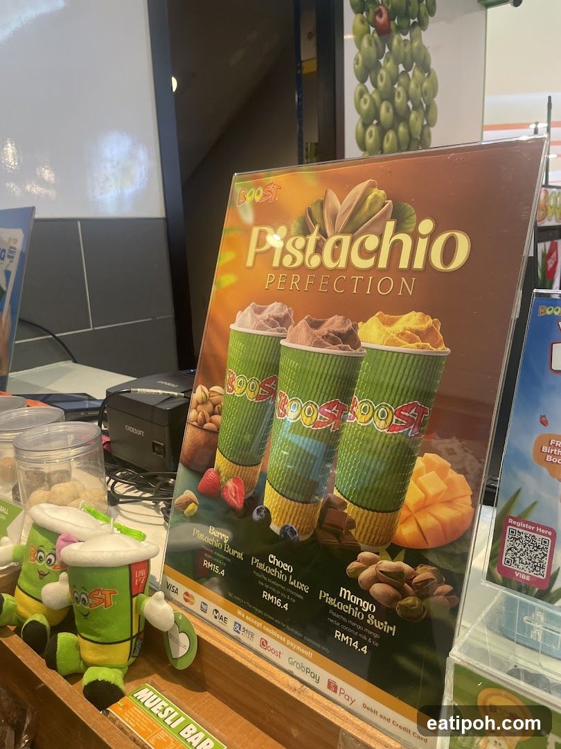 Boost Pistachio Perfection Display