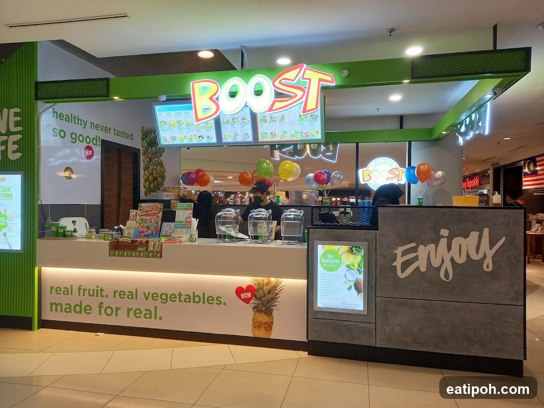 BOOST Juice Shop Interior
